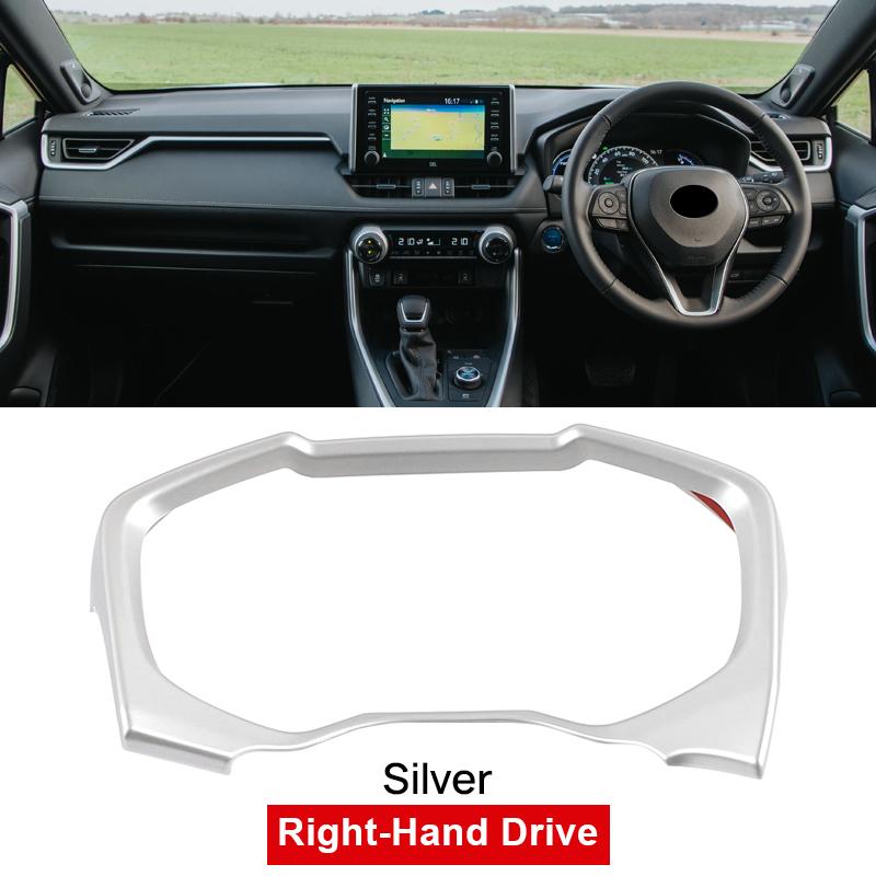 ABS Car Dashboard Dash Board Frame Cover Trims Interior Decoration Sticker For Toyota RAV4 XA50 2019-2021 2022 2023 2024 Hybrid