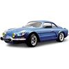 Alpine Renault A110 Stradale Metal Car - BBURAGO - 1/24 Scale - Blue