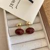 Ankola Red Festive Earrings for Women - 2025 Trendy Retro Style, Perfect for Chinese New Year Celebrations.