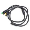 Waterproof 1T4 Electric Bike Cable Harness Gear Sensor Extension Cable for BAFANG BBS01BBS02 Mid