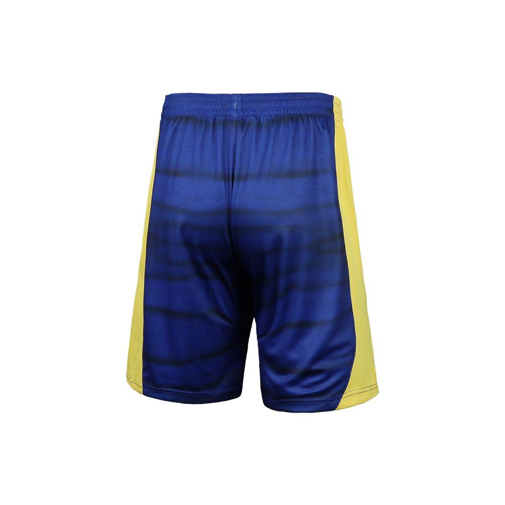 Under Armour Contrast Panel Logo Print Basketball Knit Shorts Men Bottoms Royal-Blue 22500203-400