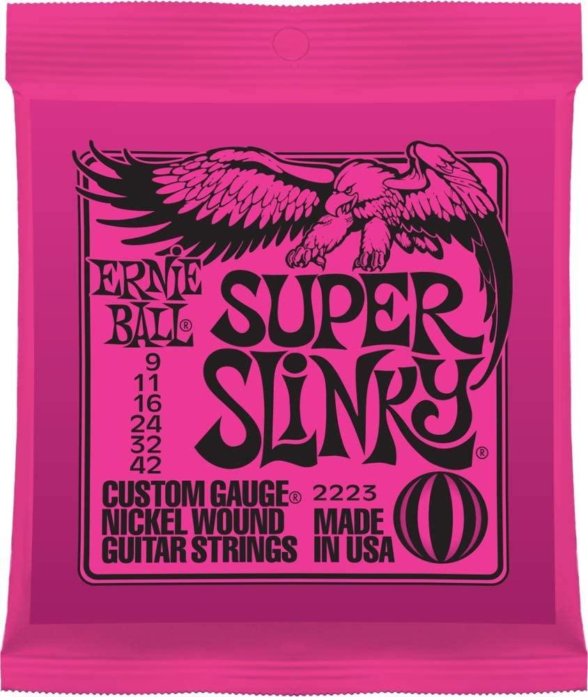 [Authentic] ERNIE BALL 3223 Electric Guitar Strings (09-42) Super Slinky 3-Pack