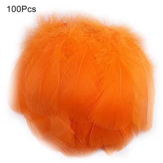 100Pcs Interesting Stylish Soft Feathers Craft Kit Shooting Prop Feathers Craft Kit for School