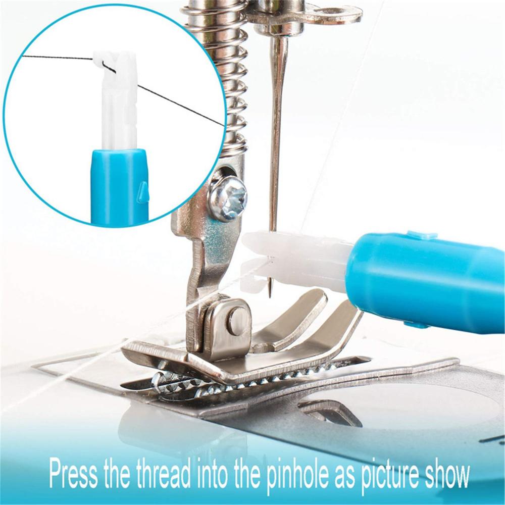 Handicraft Sew Up DIY Needle Threader Stitch Insertion Tool Automatic Thread Device Sewing Machine