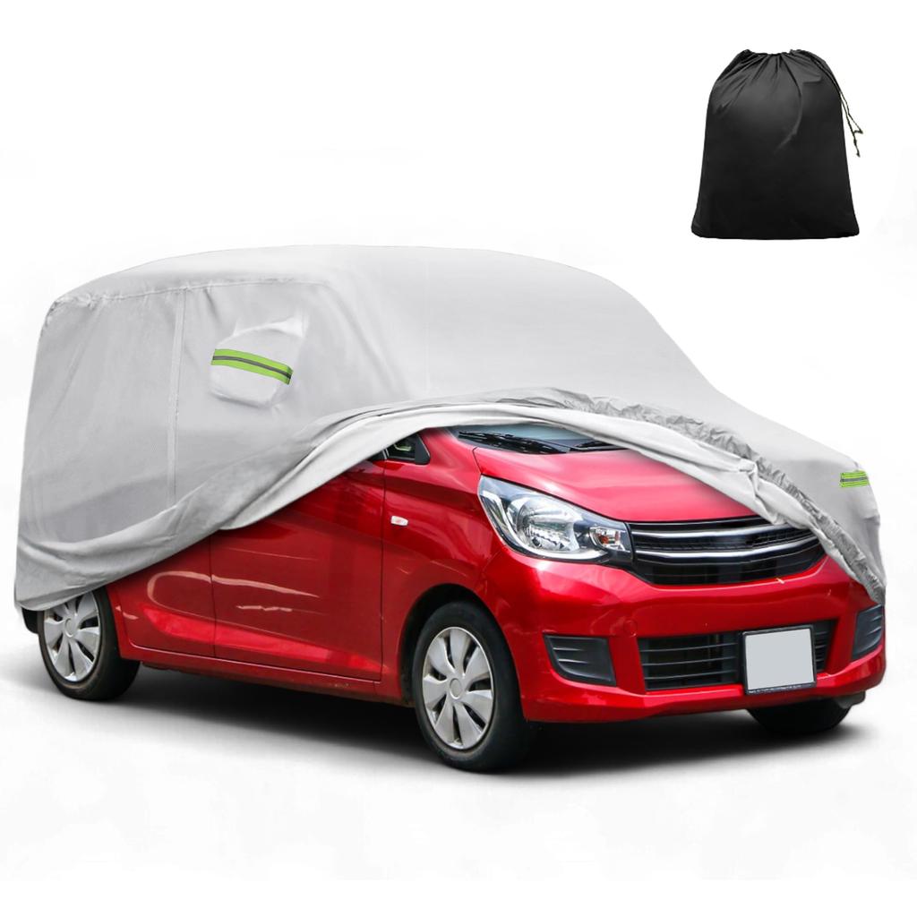 X AUTOHAUX EK 350x148x165cm Light Car with Windproof Rainy Season Strong Yellow Freeze Hail Side Nighttime Safety Easy To Put On and Take Car Storage