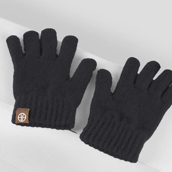 Набор из 3 предметов: детская зимняя шапка, шарф, перчатки. Толстая вязаная шапка с защитой ушей, перчатки. Эластичный, ветрозащитный, для зимней улицы.