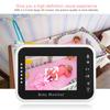 3.5in Display Infrared Night View Wireless Digital Video Camera Baby Monitor 100?240V