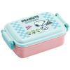 Children's Lunch Box, 1 Tier, 450ml, Fluffy Dome Shape, Snoopy 80s Cafe, Antibacterial, For Children, Made In Japan RBF3ANAG-A