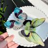 Animals Butterfly Hair Claw Printing Large Shark Clip Creative Butterfly Hair Clip  Female
