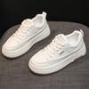Platform White Shoes Women's Shoes Leather Board Shoes Spring New Versatile Casual Shoes Women's Sports Shoes