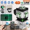 4D 16 Lines Laser Level Green Line SelfLeveling 360 Horizontal And Vertical Super Powerful Green Laser Level APP Control