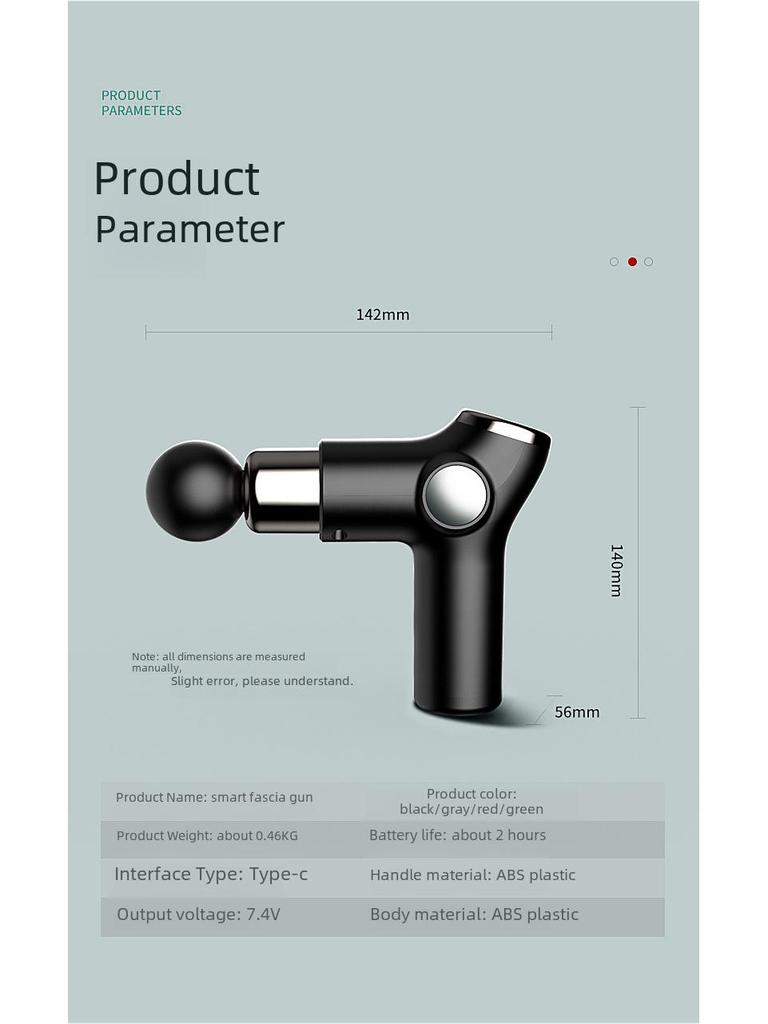 Mini LCD Portable Muscle Massage Gun for Health and Fitness