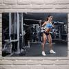Modern Gym Fitness Canvas Painting Bodybuilding Character Wall Art Poster Sexy Men Women Muscle Wall Picture Mural Cuadros