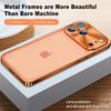 Metal Frame Phone Case For iPhone 17 11 12 13 14 15 16 Pro Max Aluminum Alloy Full Lens Protection Cover For iPhone 13 Mini Plating Metal Back Case