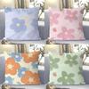 Ins Style Small Fresh Flower Pattern Decorative Pillowcase Living Room Bedroom Square Cushion Pillowcase