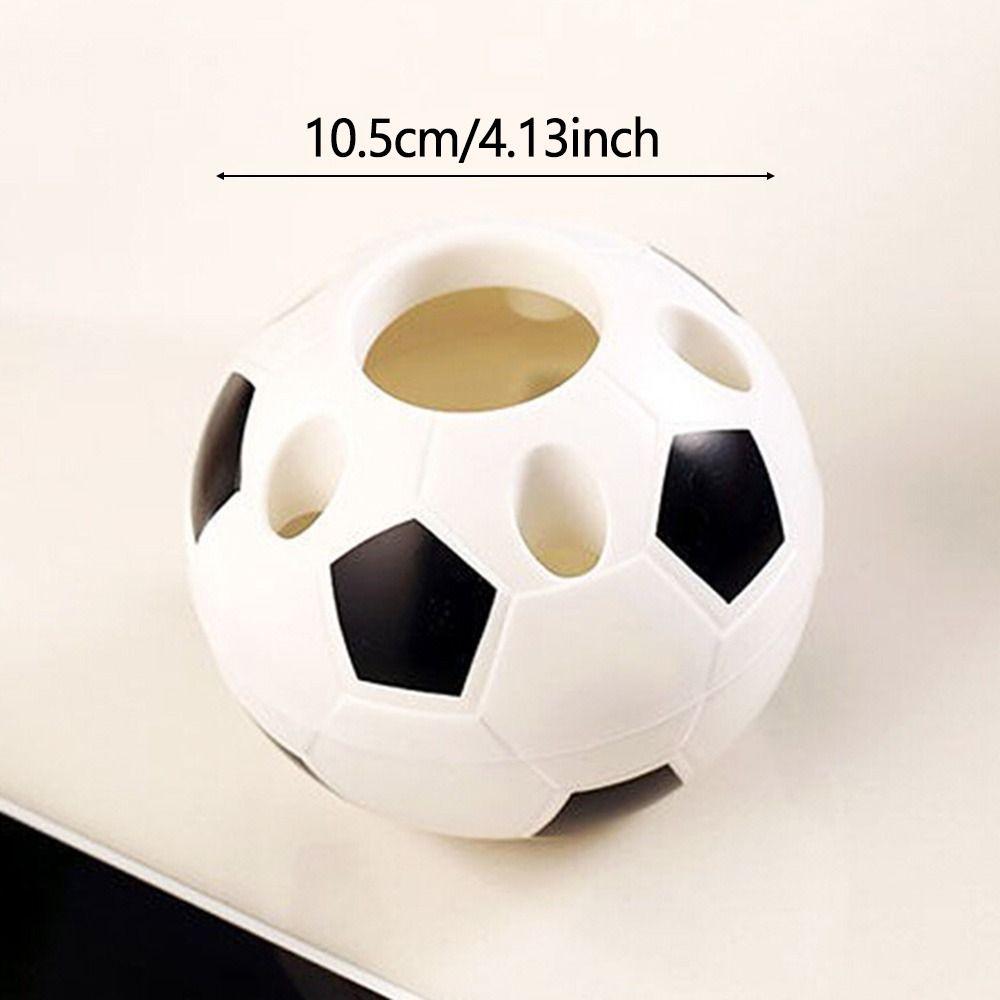 Desktop Storage Cartoon Football Pen Holder Pen Rack Soccer Shape Tool Pencil Toothbrush Holders