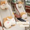 Cute Cartoon Car Headrest Neck Pillow Plush Cushion for Comfortable Car Travel