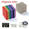 3MM 1000PCS Magnetic Balls Buckyballs Neocube Puzzle Magnetic Building Blocks Set Toy Release Presure Children Playing Toys Brain Storming Games