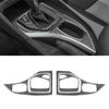 For BMW E84 X1 2011-2015 Car Gear Panel Decoration Cover Trim Sticker Auto Accessories Real Carbon Fiber