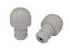 POSH 200945 Weighted Nylon Bar End for Aluminum Handles, White