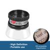 Magnifying Glass High-Definition 15 Times Monocular Cylindrical Small Map Reading Loupe Magnifier Household Supplies