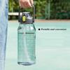 2L Large Capacity Leak-proof Portable Plastic Water Bottles with Straw Time Tips Outdoor for Bike Climbing Sports Water Bottle