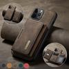 Luxury Detachable Magnetic Leather Phone Wallet Case Purse Kickstand For iPhone 12 Pro Samsung S22 Huawei OnePlus Google Card Holder Back Cover Shell