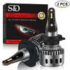 2pcs 20000Lm Mini H1 H7 Led Canbus Headlight Bulbs H4 LED H11 CSP Headlamps H8 HB3 9005 HB4 9006 9012 Hir2 9004 9007 H13 Hi/Lo Light Auto Lamp 6000K