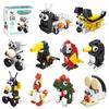 Fantasy Zoo Small Particles Educational Assembling Building Blocks Toys Boys Gift Toys