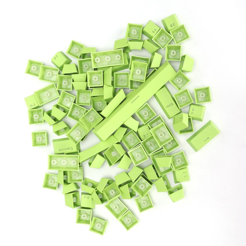 PBT Keycaps Ergonomic Design Oil Resistant Colorful 108 Key Video Game Keycap for Mechanical