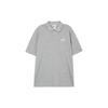Printed Logo Short Sleeve Polo Shirt Men Tops Gray FN3895-063