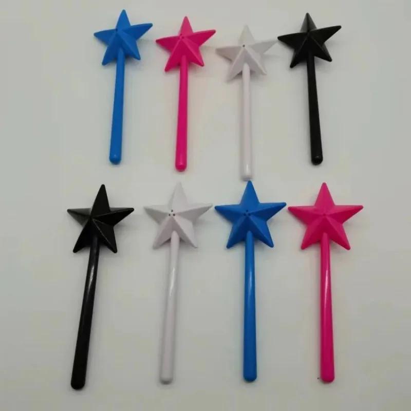 Portable Salt Pepper Shakers Refillable Magical Star Wand Spice Dispenser Seasoning Shaker Set Kitchen Supplies BBQ Gadgets