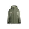 Colorblock Down Sports Jacket For Winter Men Outerwear Army-Green H23090