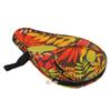 PATIKIL 12" X 8" Table Tennis Racket Case Cover Table Tennis Racket Paddle Carry Bag with Ball Storage Pocket Yellow