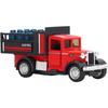 1/32 Transporter Truck Model, Transporter Model Toy Sound Pull Back for Home for Kids