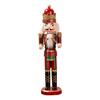 Nutcracker Soldier Ornaments 38cm Nutcracker Figure Wooden Ornaments for Home Christmas Party