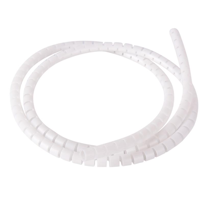 1M 8Mm Wire Spiral Wrap Sleeving Band Tube Cable Protector Line Management