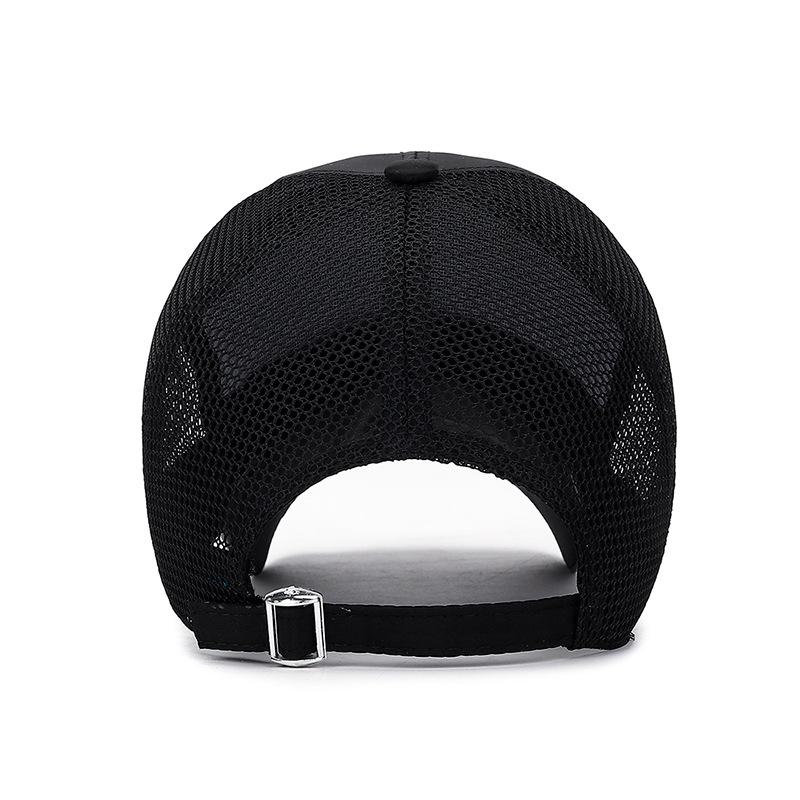 Летняя бейсболка с увеличенными полями, солнцезащитная, мужская, для улицы, повседневная, сетчатая, тонкая, дышащая, летняя шляпа