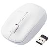 ELECOM Wireless Mouse Quiet Antibacterial 5 Buttons 3 Level Pointer Speed Variable White M-BL21DBSKWH