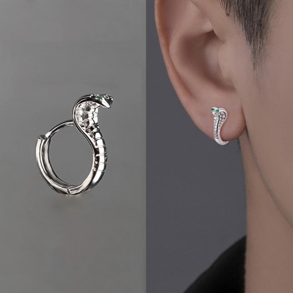 Cobra Earrings Ruffian Handsome Trendy Male Hot Girl Street Hip-hop Earrings