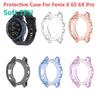TPU Protective Case Cover For Garmin Fenix 6 6S 6X Pro Smart Watch Clear Soft Silicone Bumper Protector Shell Accessoies