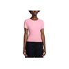Nike Simple Breathable Versatile Short Sleeve T-Shirt Women Tops Pink FV5509-690
