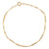 K18 Screw Certified 18K Gold Bracelet [FAIRY CULLET] Chain, 16cm, Approx. 1.6mm Wide, Approx. 1.0g,