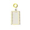 EBISU Design Photo Key Holder for Cheki, Unneune, Sliding Type, Includes Round Carabiner, Trading