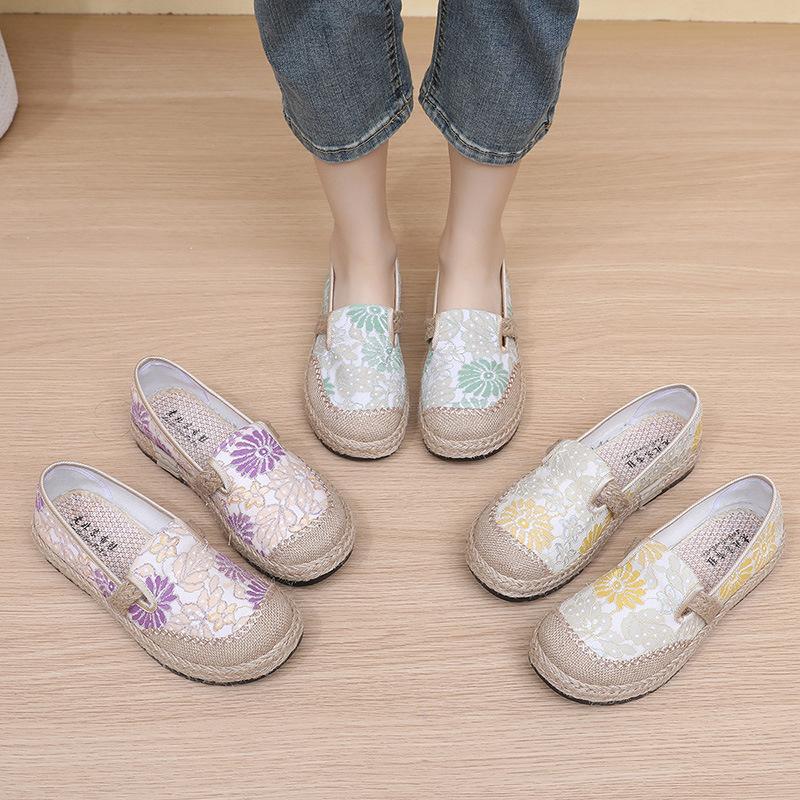 2025 New Fashion Casual Shoes Comfortable Women Breathable Antiskid Sneakers Men Mesh Flat Shoes