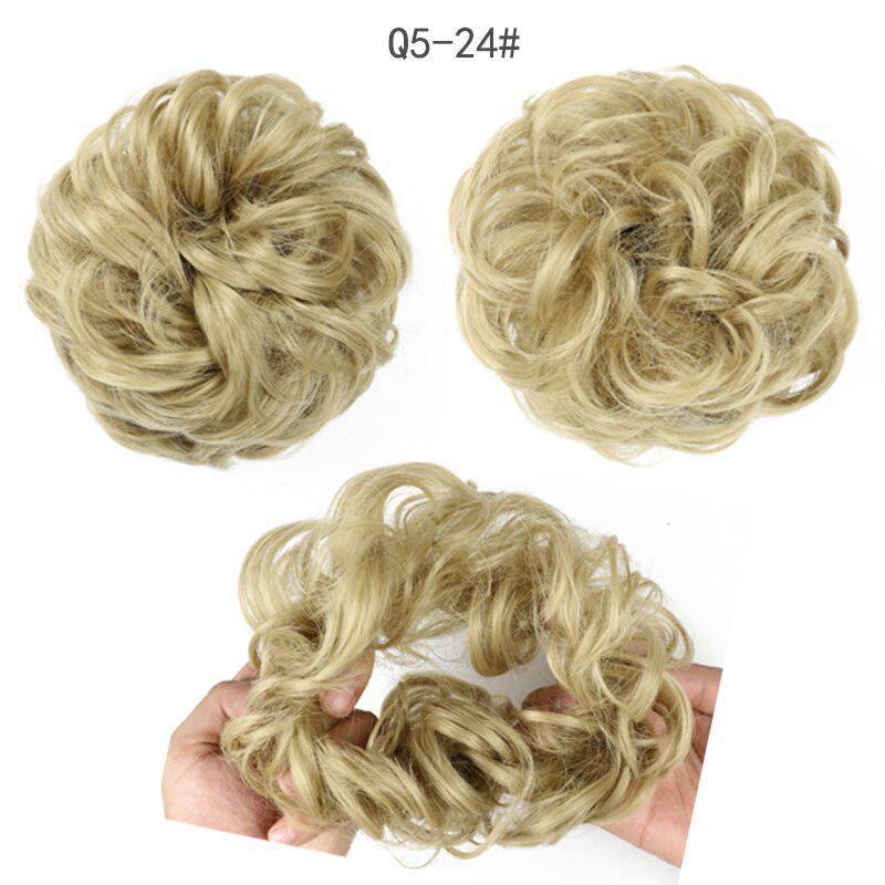 Women Ladies New Pony Tail Messy Curly Hair Extension Bun Hairpiece Scrunchie