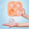 Silicone Ice Ball Maker Large 6.5cm 3D Big Round Sphere High Balls Ice Shape Cube Mold Tray for Whiskey Cocktail Bar Tools Mold