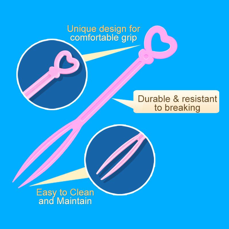 Bag of 50 Disposable Small Forks for Home Use Supermarket Tasting Cakes