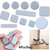 Easy Move Table Sofa Self-Adhesive Furniture Leg Slider Pads Floor Protector Slip Mat Anti Noisy