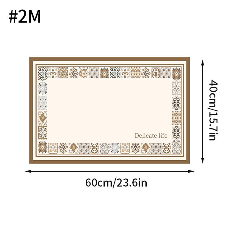 Simple Bath Mat  Bathroom Absorbent Floor Mats  U-shaped Toilet Foot Pad Non-Slip Floor Door Mat Bathtub Side Carpet Shower Rug